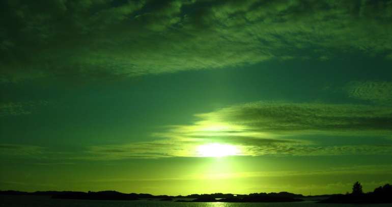 Green Flash Sunrise 10/17/22